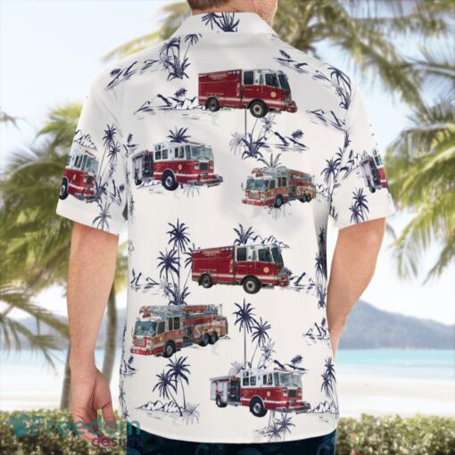 Bridgehampton, Suffolk County, New York, Bridgehampton Volunteer Fire Department Aloha Hawaiian Shirt Product Photo 2