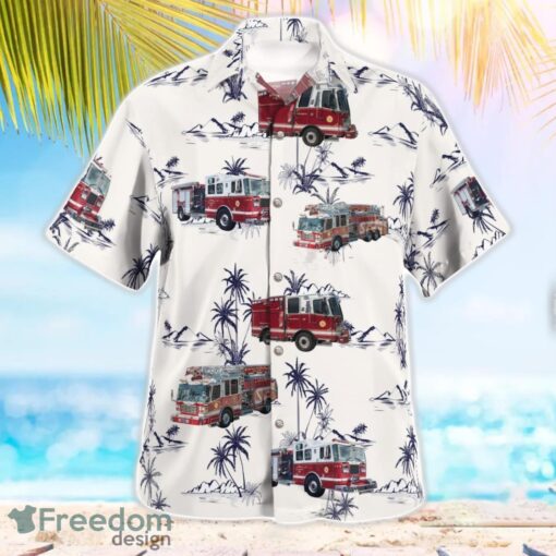 Bridgehampton, Suffolk County, New York, Bridgehampton Volunteer Fire Department Aloha Hawaiian Shirt Product Photo 3