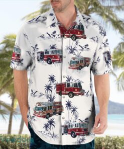 Bridgehampton, Suffolk County, New York, Bridgehampton Volunteer Fire Department Aloha Hawaiian Shirt Product Photo 4