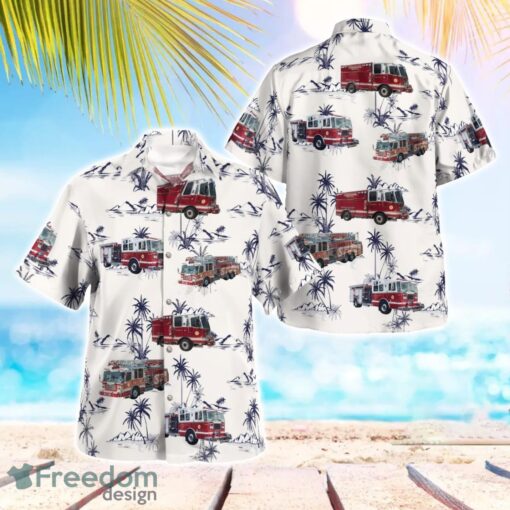 Bridgehampton, Suffolk County, New York, Bridgehampton Volunteer Fire Department Aloha Hawaiian Shirt Product Photo 1