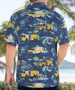 Bristow, Virginia, Company 5 - Nokesville Volunteer Fire Department (Nokesville station) Aloha Hawaiian Shirt Product Photo 4