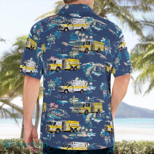 Bristow, Virginia, Company 5 - Nokesville Volunteer Fire Department (Nokesville station) Aloha Hawaiian Shirt Product Photo 4