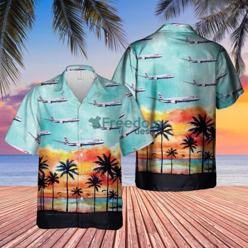 British Airways Plane Hawaiian Shirt Beach Summer Shirt Product Photo 1