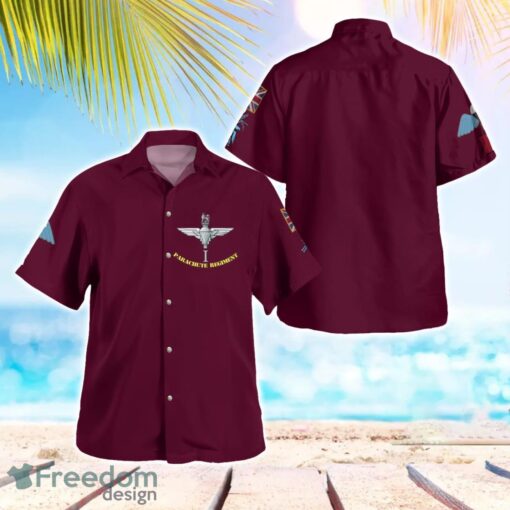 British Army 1 PARA 1st Battalion Parachute Regiment Summer Hawaiian Shirt Product Photo 1