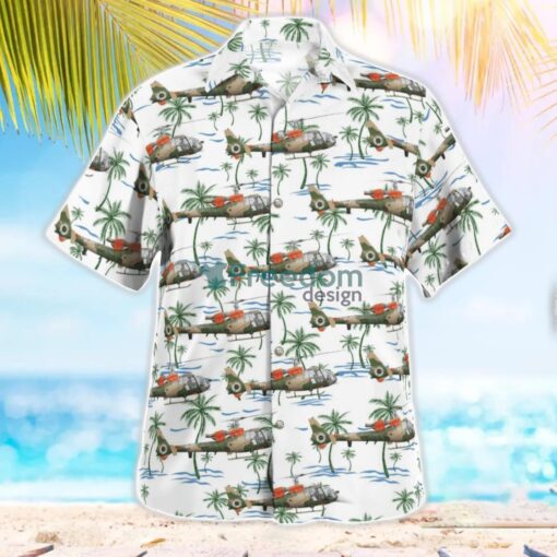 British Army Aerospatiale (Westland) SA-341B Gazelle AH1 Hawaiian Shirt Beach Summer Shirt Product Photo 2