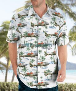 British Army Aerospatiale (Westland) SA-341B Gazelle AH1 Hawaiian Shirt Beach Summer Shirt Product Photo 3