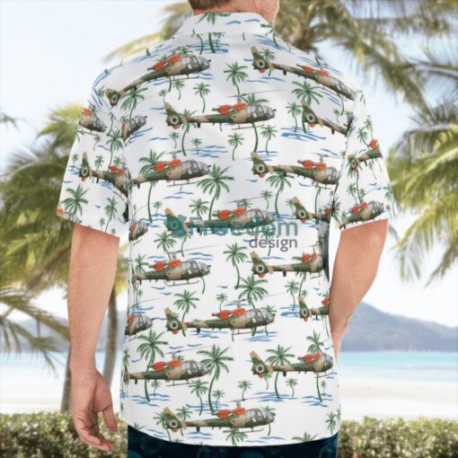 British Army Aerospatiale (Westland) SA-341B Gazelle AH1 Hawaiian Shirt Beach Summer Shirt Product Photo 4