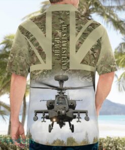 British Army AgustaWestland Apache Aloha Hawaiian Shirt Product Photo 2