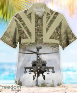 British Army AgustaWestland Apache Aloha Hawaiian Shirt Product Photo 3