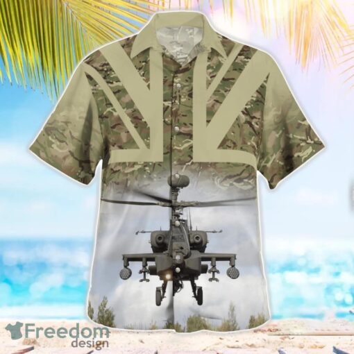 British Army AgustaWestland Apache Aloha Hawaiian Shirt Product Photo 3