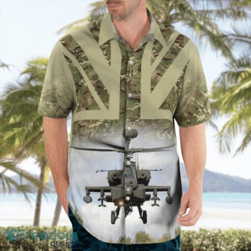 British Army AgustaWestland Apache Aloha Hawaiian Shirt Product Photo 4