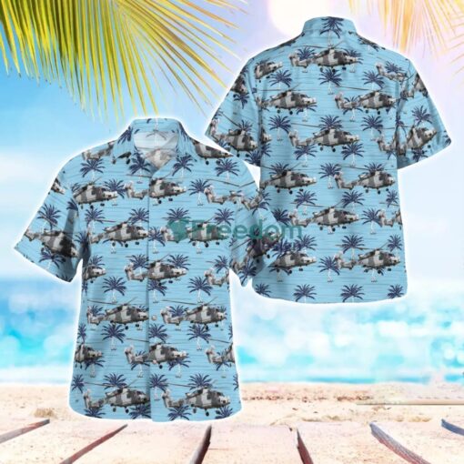 British Army AgustaWestland AW-159 Wildcat AH1 Hawaiian Shirt Beach Summer Shirt Product Photo 1