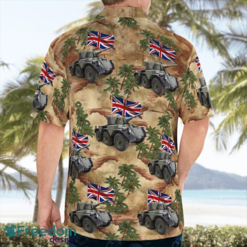 British Army Alvis Saladin 3D Summer Aloha Hawaiian Shirt Product Photo 2