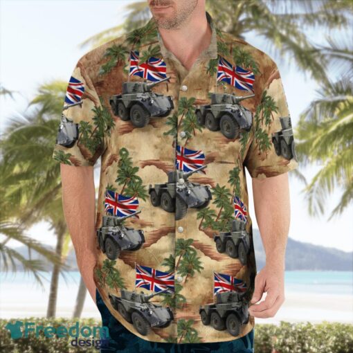 British Army Alvis Saladin 3D Summer Aloha Hawaiian Shirt Product Photo 4