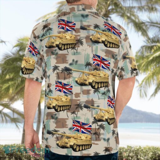 British Army AS-90 3D Summer Aloha Hawaiian Shirt Product Photo 2