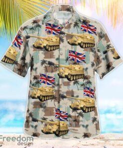 British Army AS-90 3D Summer Aloha Hawaiian Shirt Product Photo 3