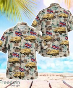 British Army AS-90 3D Summer Aloha Hawaiian Shirt