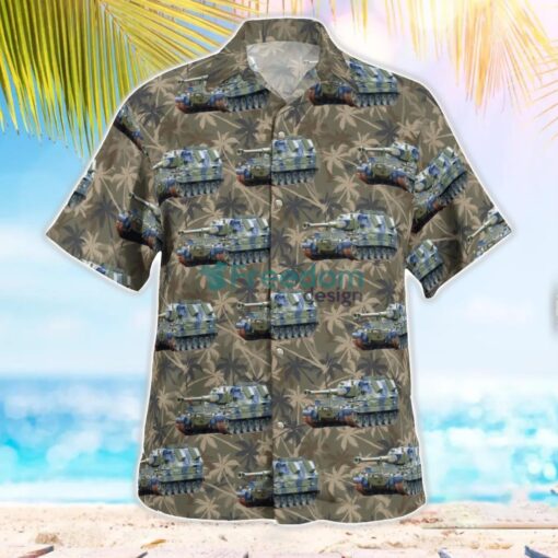 British Army AS90 155mm Self-propelled Gun Hawaiian Shirt Beach Summer Shirt Product Photo 2