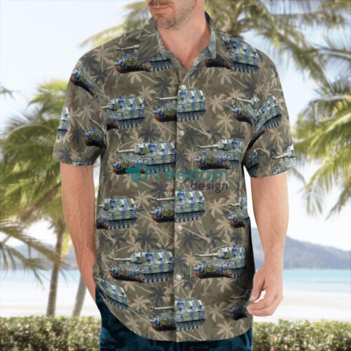 British Army AS90 155mm Self-propelled Gun Hawaiian Shirt Beach Summer Shirt Product Photo 3