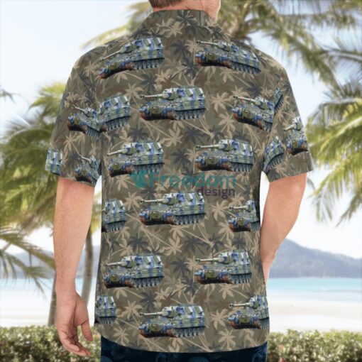 British Army AS90 155mm Self-propelled Gun Hawaiian Shirt Beach Summer Shirt Product Photo 4