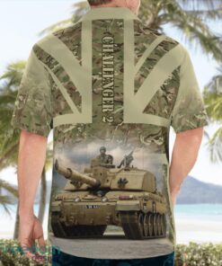 British Army Challenger 2 Main Battle Tank Aloha Hawaiian Shirt Product Photo 2