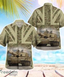 British Army Challenger 2 Main Battle Tank Aloha Hawaiian Shirt Product Photo 1