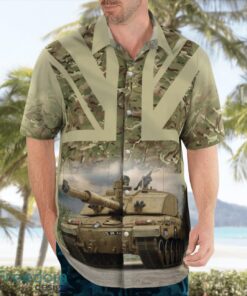 British Army Challenger 2 Main Battle Tank Aloha Hawaiian Shirt Product Photo 4