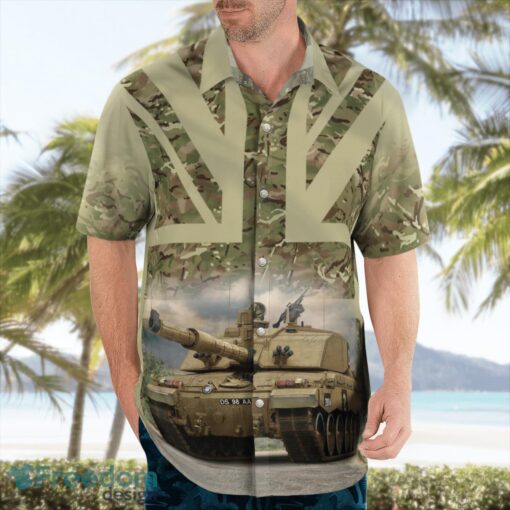 British Army Challenger 2 Main Battle Tank Aloha Hawaiian Shirt Product Photo 4