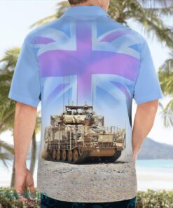 British Army CVR(T) Armoured Fighting Vehicle Beach Hawaiian Shirt Product Photo 2