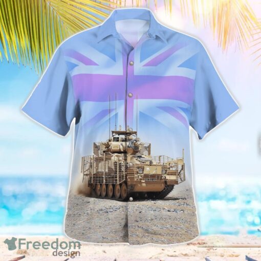 British Army CVR(T) Armoured Fighting Vehicle Beach Hawaiian Shirt Product Photo 3