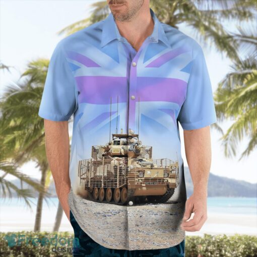 British Army CVR(T) Armoured Fighting Vehicle Beach Hawaiian Shirt Product Photo 4