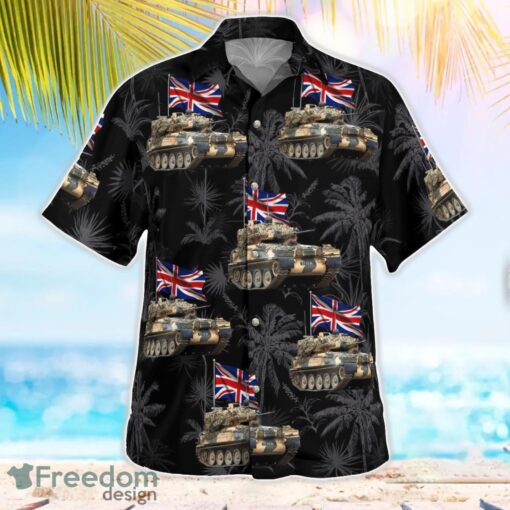 British Army FV107 Scimitar 3D Summer Aloha Hawaiian Shirt Product Photo 3