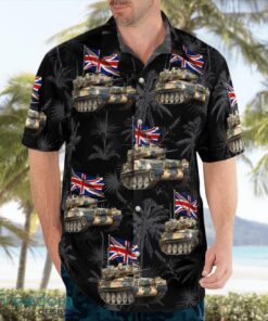 British Army FV107 Scimitar 3D Summer Aloha Hawaiian Shirt Product Photo 4