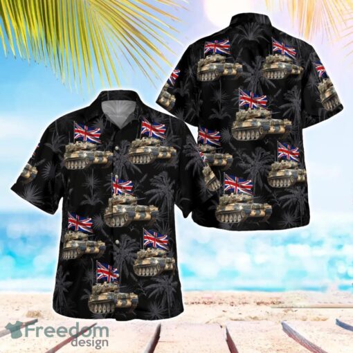 British Army FV107 Scimitar 3D Summer Aloha Hawaiian Shirt Product Photo 1