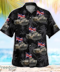 British Army FV510 Warrior Infantry Section Vehicle 3D Summer Aloha Hawaiian Shirt Product Photo 3