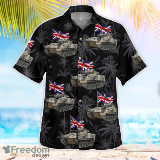 British Army FV510 Warrior Infantry Section Vehicle 3D Summer Aloha Hawaiian Shirt Product Photo 3