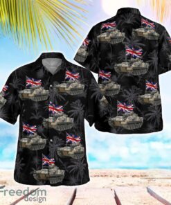 British Army FV510 Warrior Infantry Section Vehicle 3D Summer Aloha Hawaiian Shirt