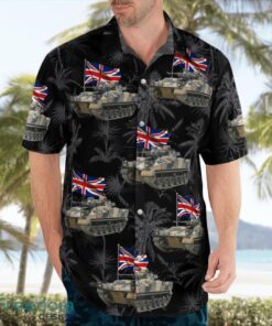 British Army FV510 Warrior Infantry Section Vehicle 3D Summer Aloha Hawaiian Shirt Product Photo 4