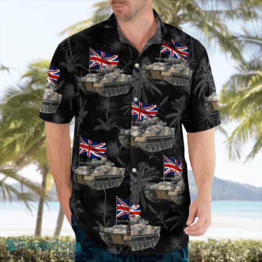 British Army FV510 Warrior Infantry Section Vehicle 3D Summer Aloha Hawaiian Shirt Product Photo 4