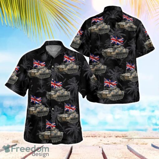 British Army FV510 Warrior Infantry Section Vehicle 3D Summer Aloha Hawaiian Shirt Product Photo 1