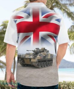 British Army FV510 Warrior Infantry Section Vehicle Beach Hawaiian Shirt Product Photo 2