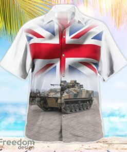 British Army FV510 Warrior Infantry Section Vehicle Beach Hawaiian Shirt Product Photo 3