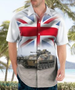 British Army FV510 Warrior Infantry Section Vehicle Beach Hawaiian Shirt Product Photo 4