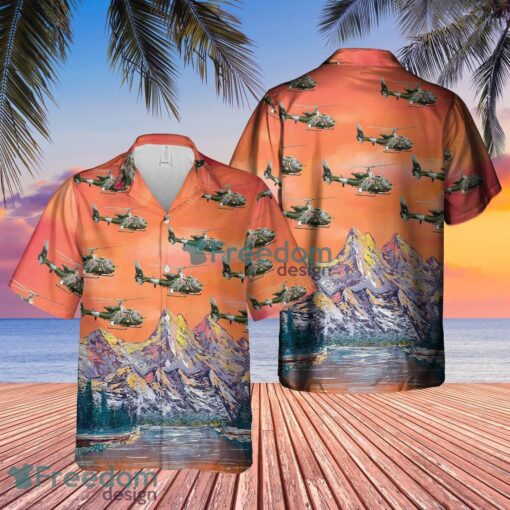 British Army Gazelle AH1 Hawaiian Shirt Beach Summer Shirt Product Photo 1