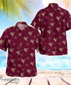 British Army Paras Airborne Forces Pegasus Summer Hawaiian Shirt Product Photo 1