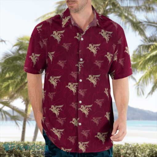 British Army Paras Airborne Forces Pegasus Summer Hawaiian Shirt Product Photo 4