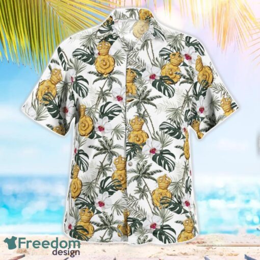 British Army Queen's Own Yorkshire Dragoons 3D Hawaiian Shirt Product Photo 3