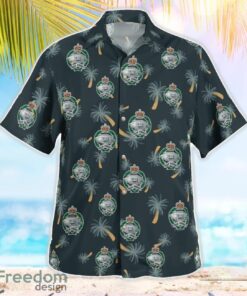 British Army Royal Tank Regiment Aloha Hawaiian Shirt Product Photo 2