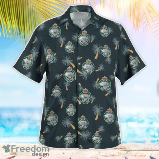 British Army Royal Tank Regiment Aloha Hawaiian Shirt Product Photo 2