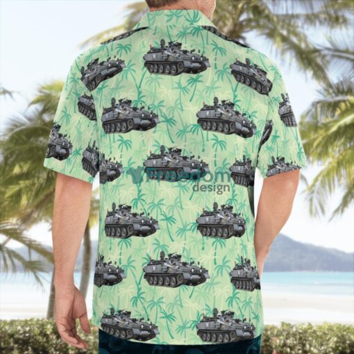 British Army Spartan Armoured Personnel Carrier Hawaiian Shirt Beach Summer Shirt Product Photo 3